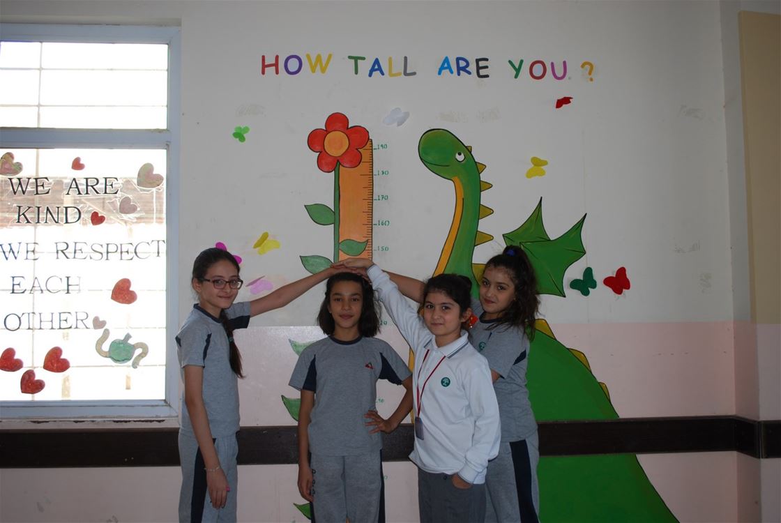Suleimaniah Students Learn about Height